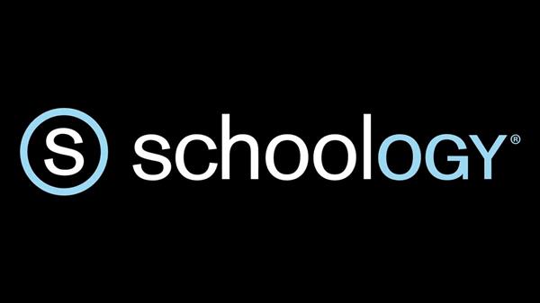 This is an image of the Schoology logo. Click the logo to access a video of how to interact with Schoology. 