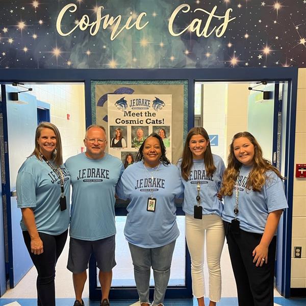 The 2022-2023 Cosmic Cat homeroom teachers.